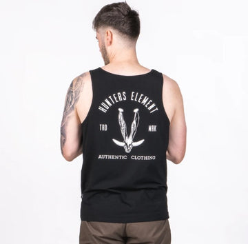 Hunters Element Tusk Jaw Singlet (Black)