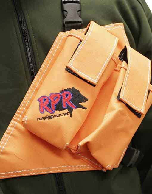 RPR GPS/UHF Holster - Double (Orange)