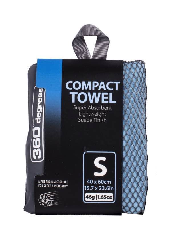 360 Degrees Compact Towel S | Blue