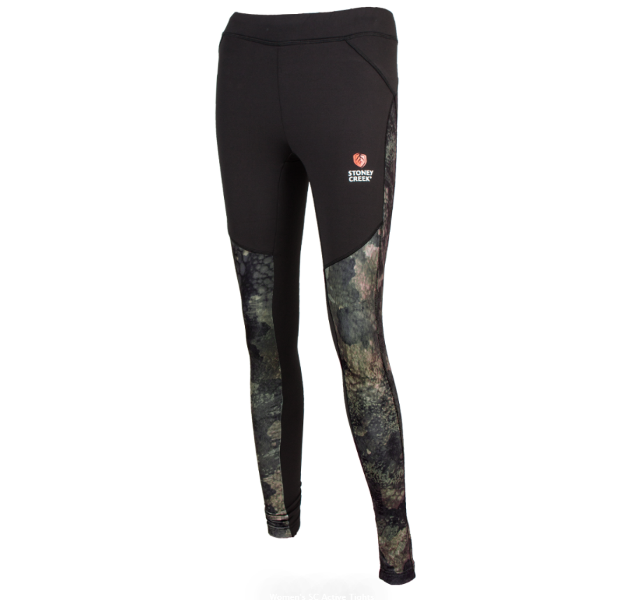 Stoney Creek Women's Active Tights (Black/TCU)