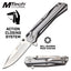 MTech Silver Folding Knife | MT1109GY