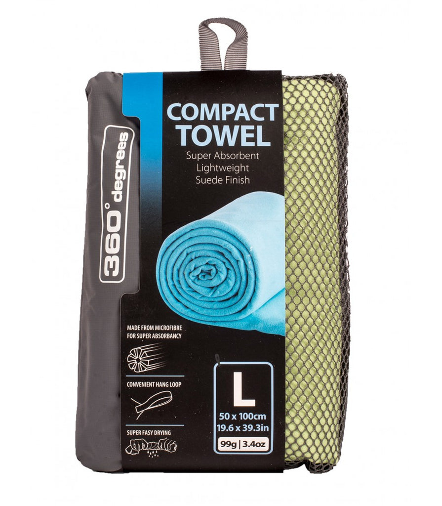 360 Degrees Compact Towel L | Green