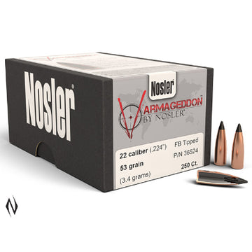 Nosler 22 Cal 53gr Varmageddon Projectiles (250pk)