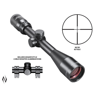 Tasco World Class 4-12x40 30/30 Scope (+ rings)