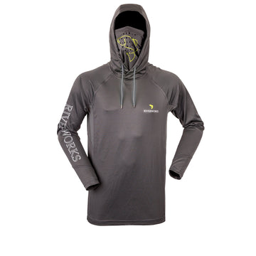 Riverworks Fish Face Hoodie Slate