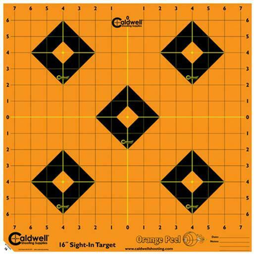 Caldwell Orange 16" Peel Sight-In Targets | 495253 (5 pack)