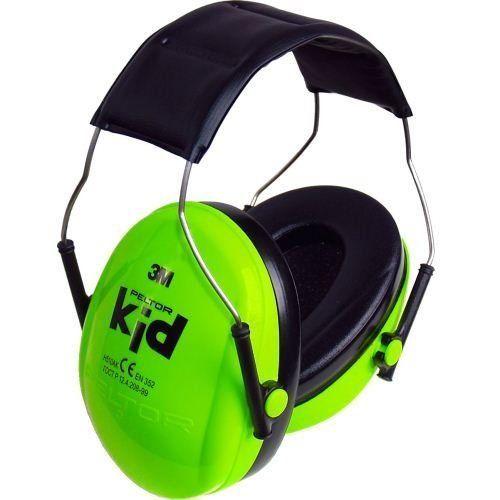 3M Peltor Kids Passive Earmuffs (Neon Green)