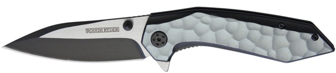 Rough Ryder Black & Grey Folding Knife | RR1983
