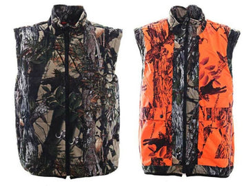 Ridgeline Trapper Reversible Vest (Blaze/Buffalo Camo)