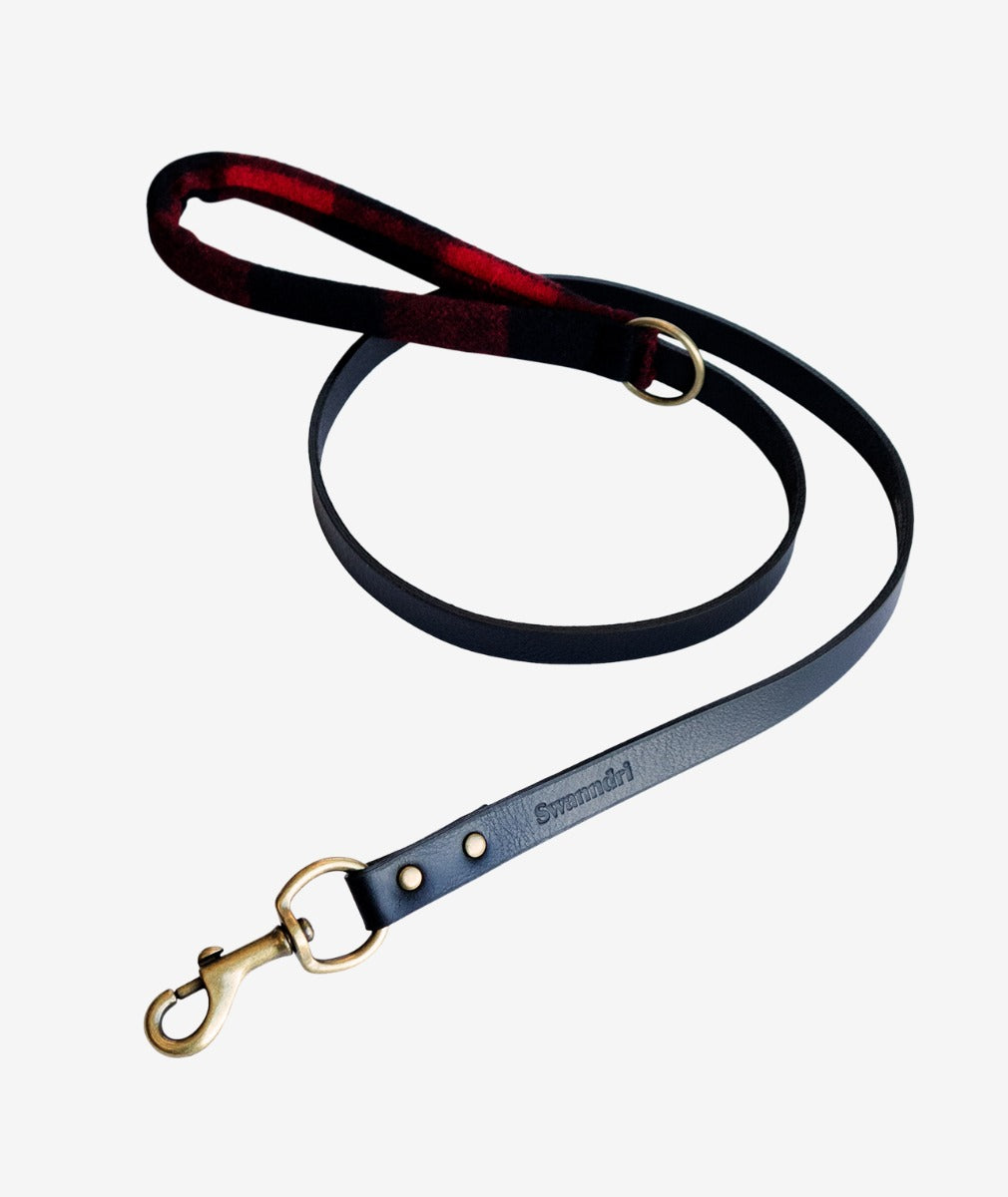 Swanndri Collingwood Leather Dog Lead